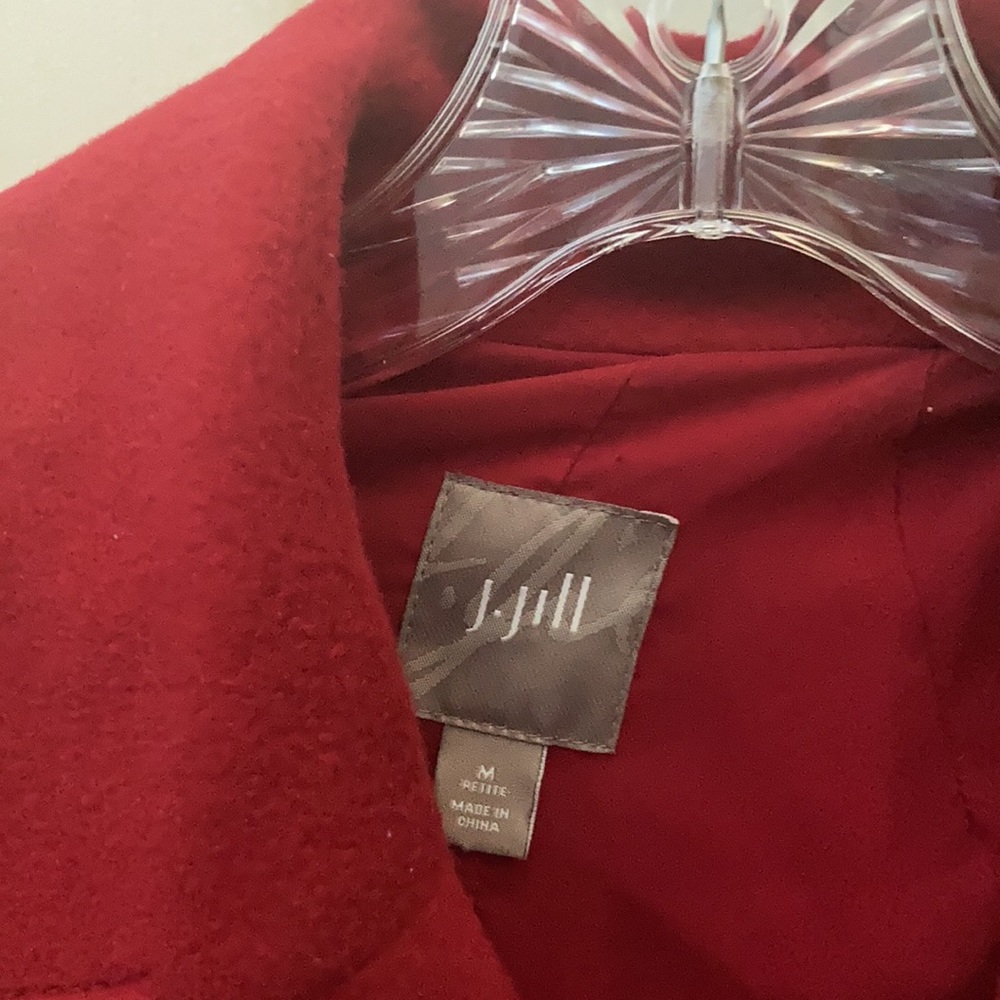 Final Markdown J Jill Lined Jacket Petite Medium - image 3